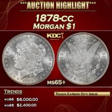 1878-cc Morgan Dollar $1 ms65+ SEGS