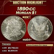 1890-cc Morgan Dollar $1 ms64+ SEGS
