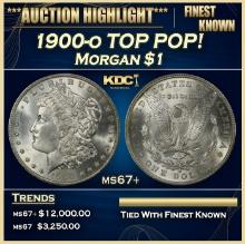1900-o Morgan Dollar TOP POP! $1 ms67+ SEGS
