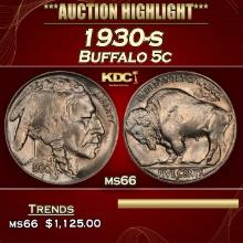 1930-s Buffalo Nickel 5c ms66 SEGS
