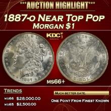 1887-o Morgan Dollar Near Top Pop $1 ms66+ SEGS