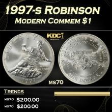 1997-s Robinson Modern Commem Dollar $1 ms70 SEGS