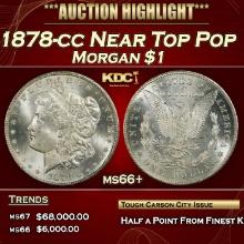 1878-cc Morgan Dollar Near Top Pop $1 ms66+ SEGS