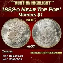 1882-o Morgan Dollar Near Top Pop! $1 ms67+ SEGS