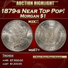 1879-s Morgan Dollar Near Top Pop! $1 ms67+ SEGS