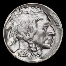 1935-d Buffalo Nickel Near Top Pop 5c ms66+ SEGS