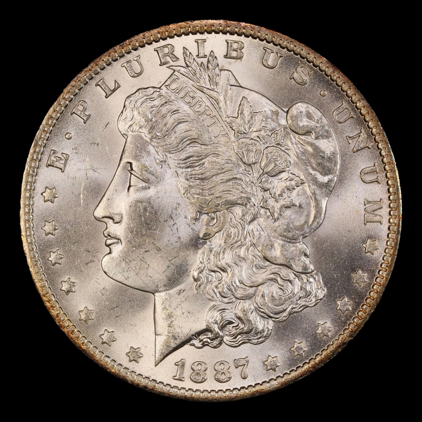 1887-o Morgan Dollar Near Top Pop $1 ms66+ SEGS