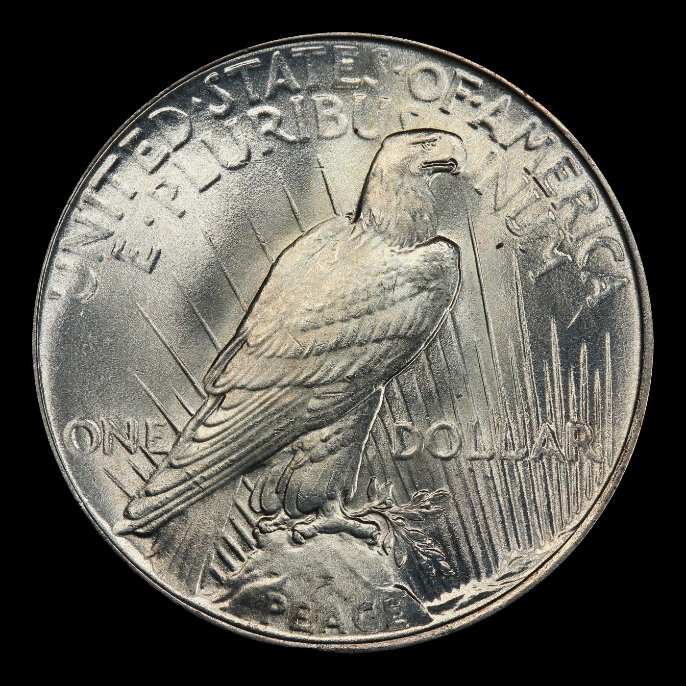 1934-p Peace Dollar Near Top Pop $1 ms66+ SEGS