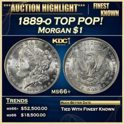 1889-o Morgan Dollar TOP POP! $1 ms66+ SEGS