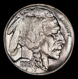 1936-d Buffalo Nickel Near Top Pop 5c ms67 SEGS