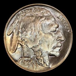 1927-p Buffalo Nickel Near Top Pop 5c ms67 SEGS