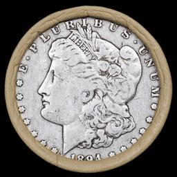 ES- 20 SEARS Circ Morgan Dollar $1 Roll Silver 1894/'P' Rev Ends