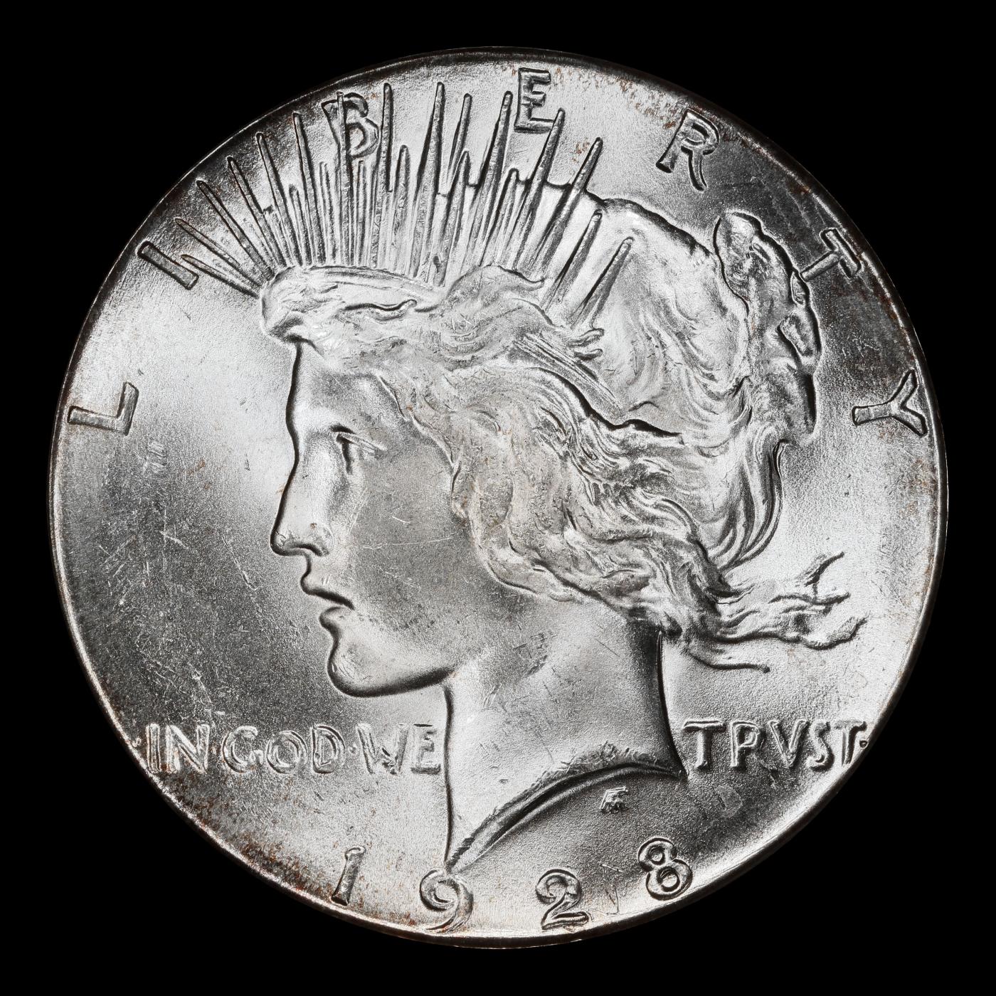 1928-s Peace Dollar $1 ms64 SEGS