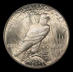 1935-p Peace Dollar Near Top Pop $1 ms66+ SEGS