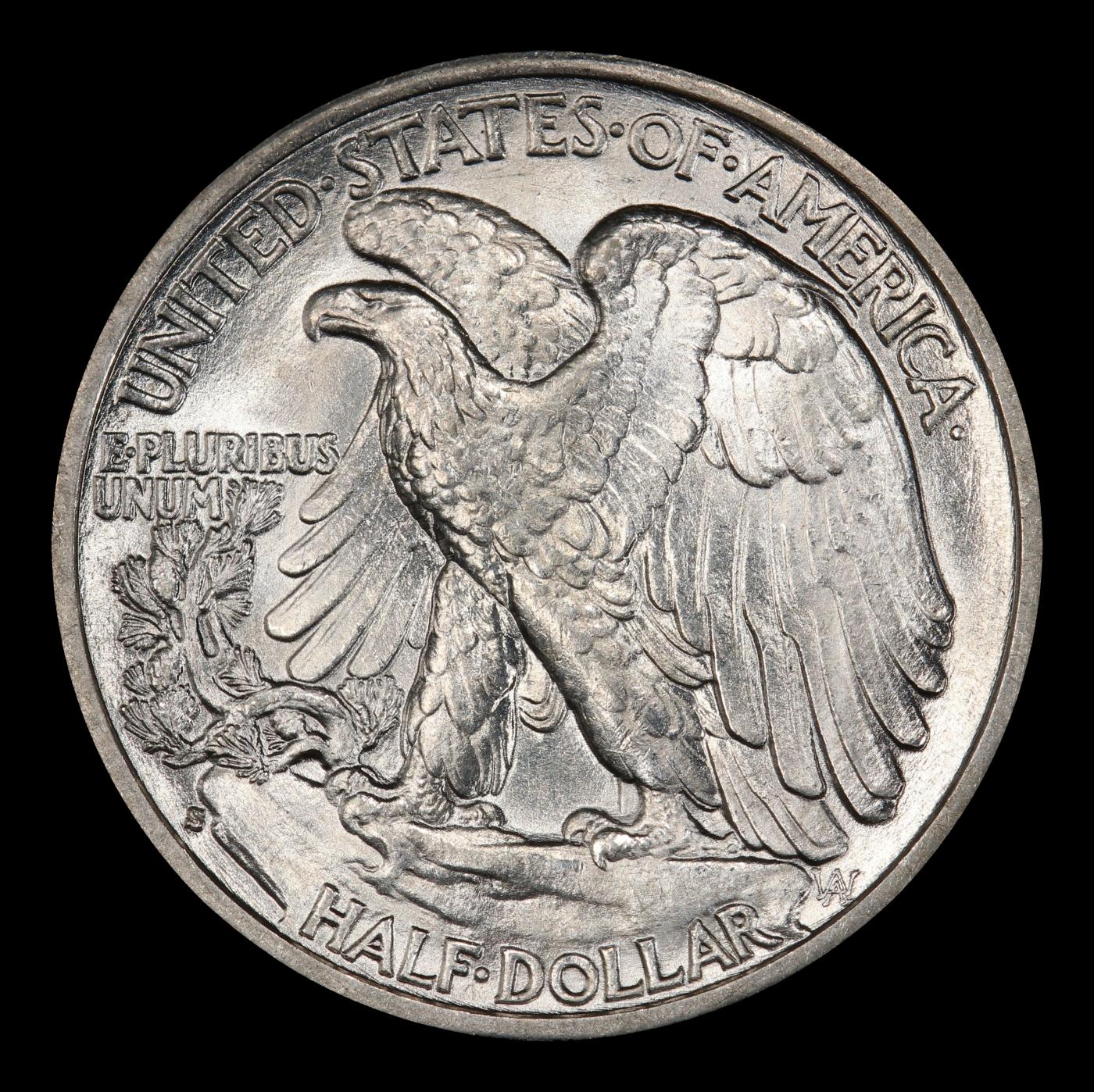 1935-s Walking Liberty Half Dollar 50c Grades au58