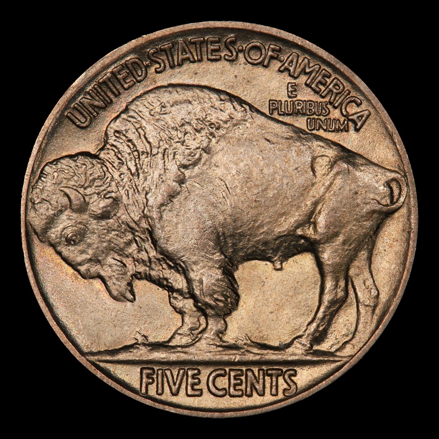 1915-p Buffalo Nickel 5c Grades ms65
