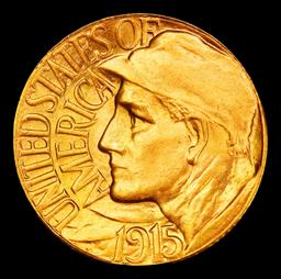 1915-s Panama Pacific Gold Commem Dollar 1 ms66 SEGS