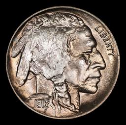 1916-p Buffalo Nickel Near Top Pop! 5c ms67 SEGS