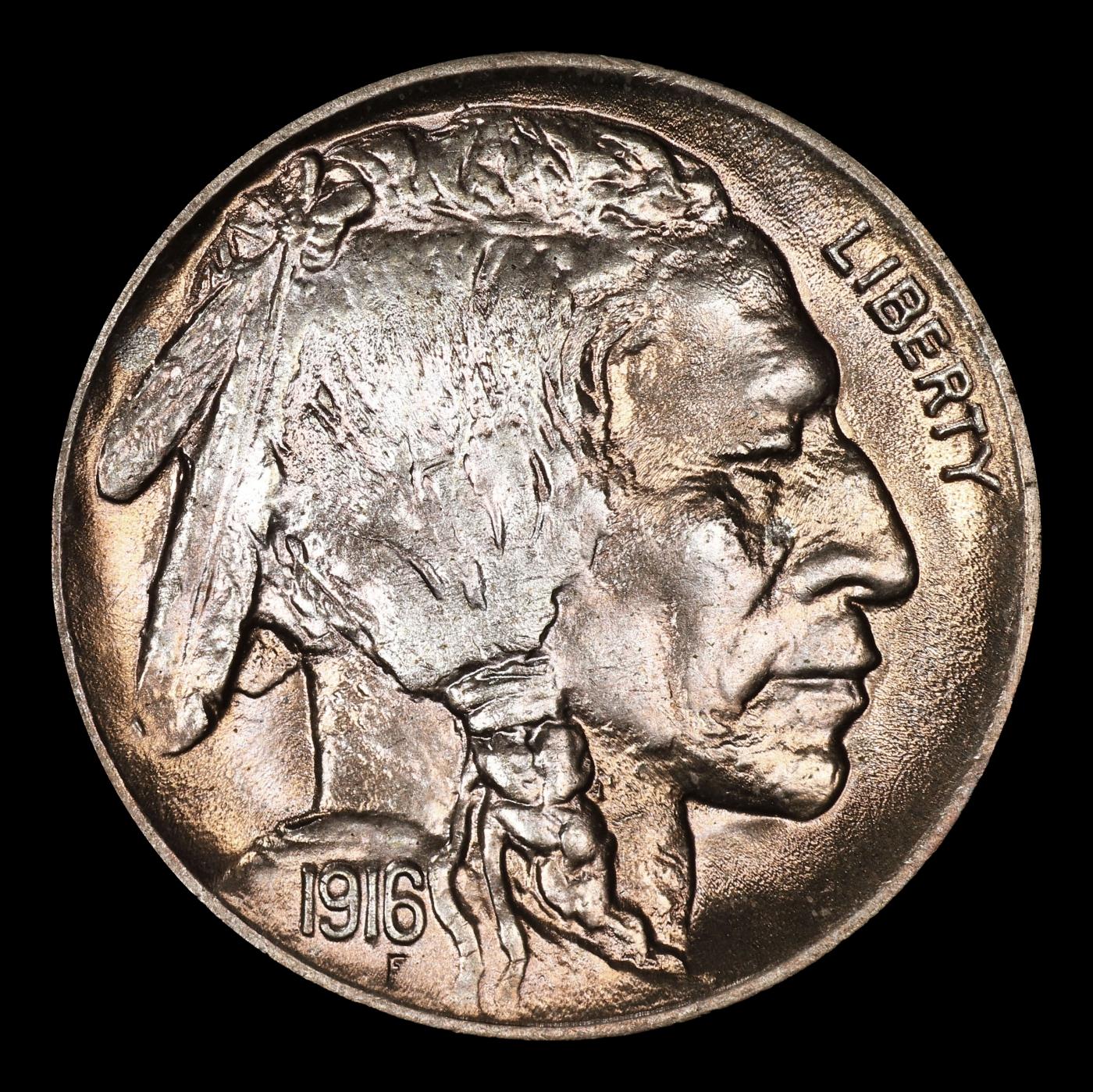 1916-p Buffalo Nickel Near Top Pop! 5c ms67 SEGS