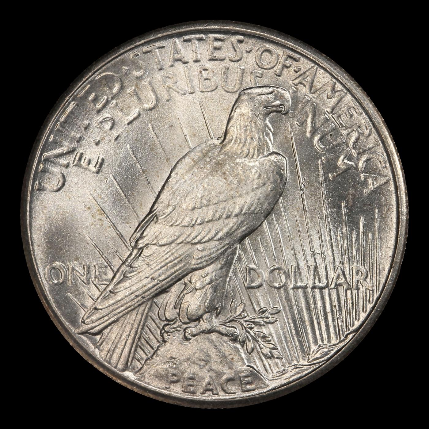 1926-p Peace Dollar Near Top Pop $1 ms66 SEGS