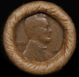 Lincoln Wheat Cent 1c Mixed Roll Orig Brandt McDonalds Wrapper, 1929-s end, Indian other end