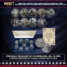 1995 STAR WARS 9 Coin Limited Edtion Official 1976 Scoreboard Inc, Bicentennial Eisenhower Dollar $1