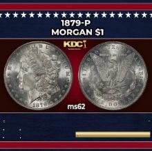 1879-p Morgan Dollar $1 Grades ms62