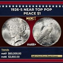 1926-s Peace Dollar Near Top Pop $1 ms66+ SEGS