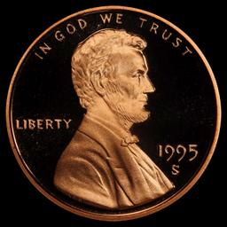 1995-s Proof Lincoln Cent 1c pr70 rd dcam SEGS