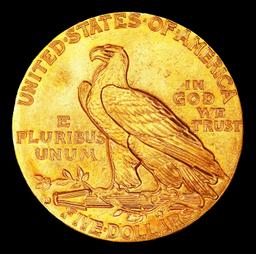 1914-d Gold Indian Half Eagle $5 ms64 USCG