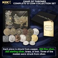 Game of Thrones A Song of Ice and Fire Complete 13 Coin Collection Set Other Toy
