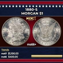 1880-s Morgan Dollar $1 ms66+ SEGS