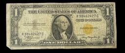 1935A $1 Silver Certificate North Africa WWII Emergency Currency Grades vf+
