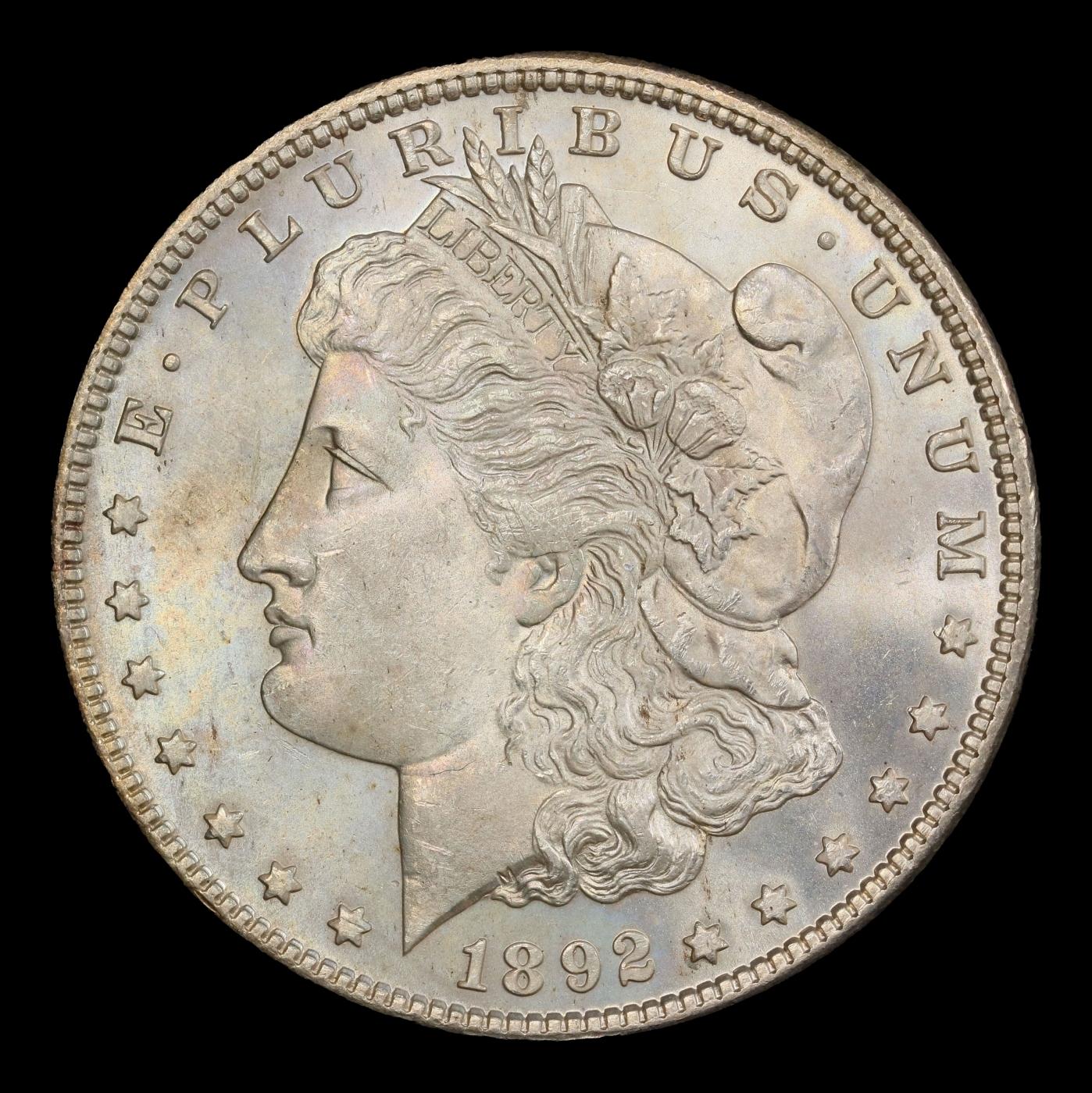 1892-p Morgan Dollar TOP POP! $1 ms66 SEGS