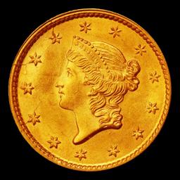1852 Gold Dollar $1 ms66+ SEGS