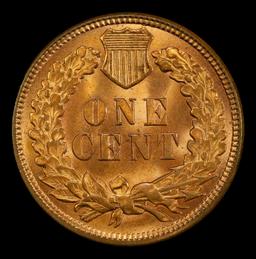 1896 Indian Cent Near Top Pop! 1c ms67 rd SEGS