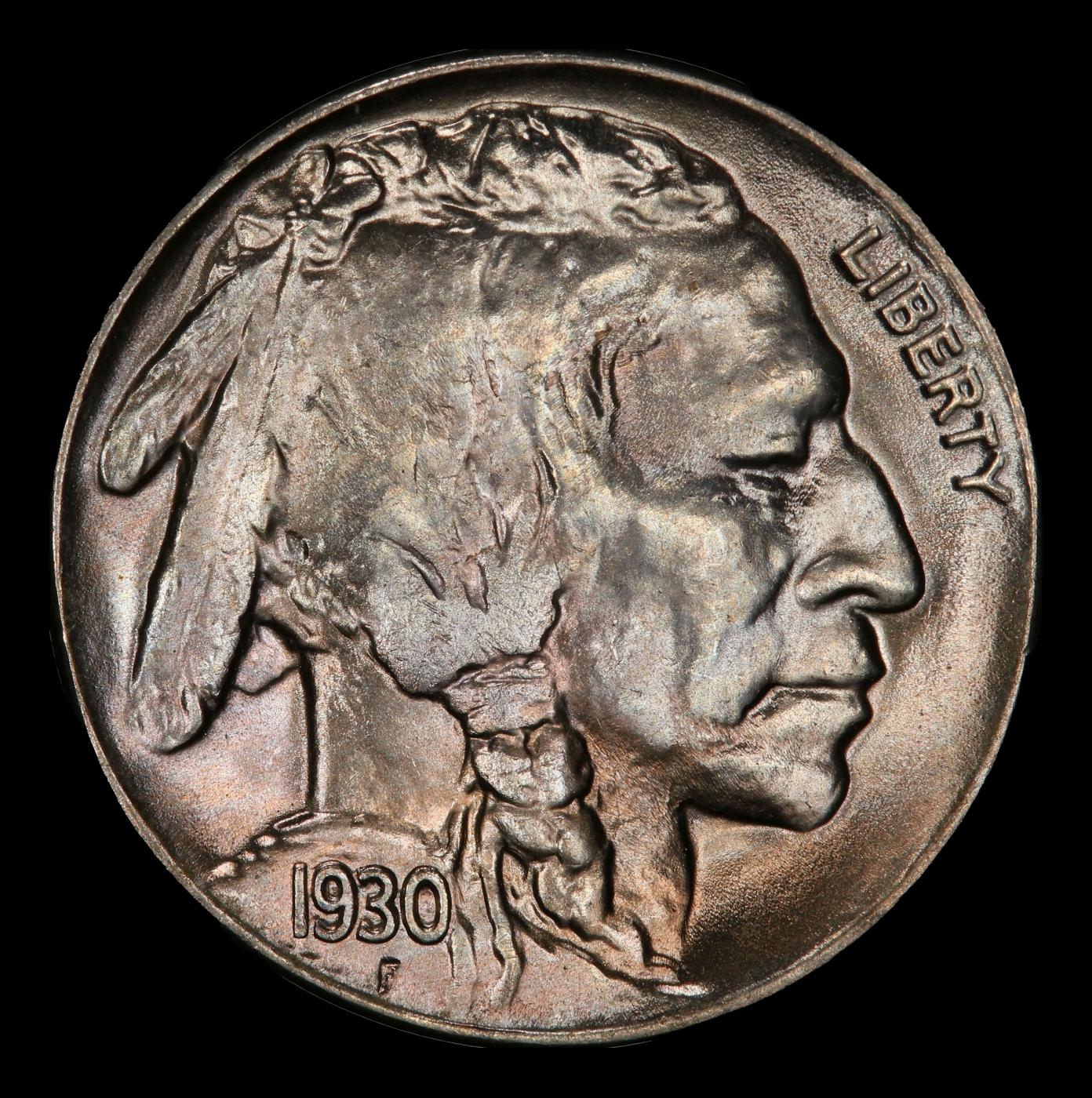1930-p Buffalo Nickel Near Top Pop 5c ms67 SEGS