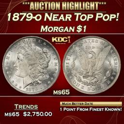 1879-o Morgan Dollar Near Top Pop! $1 ms65 SEGS