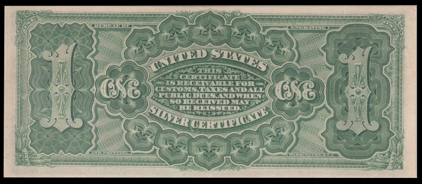 1886 $1 large size Silver Certificate Martha Washington Grades Select AU FR-217