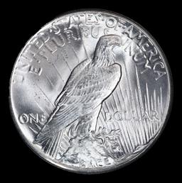 1927-p Peace Dollar Near Top Pop $1 ms65+ SEGS