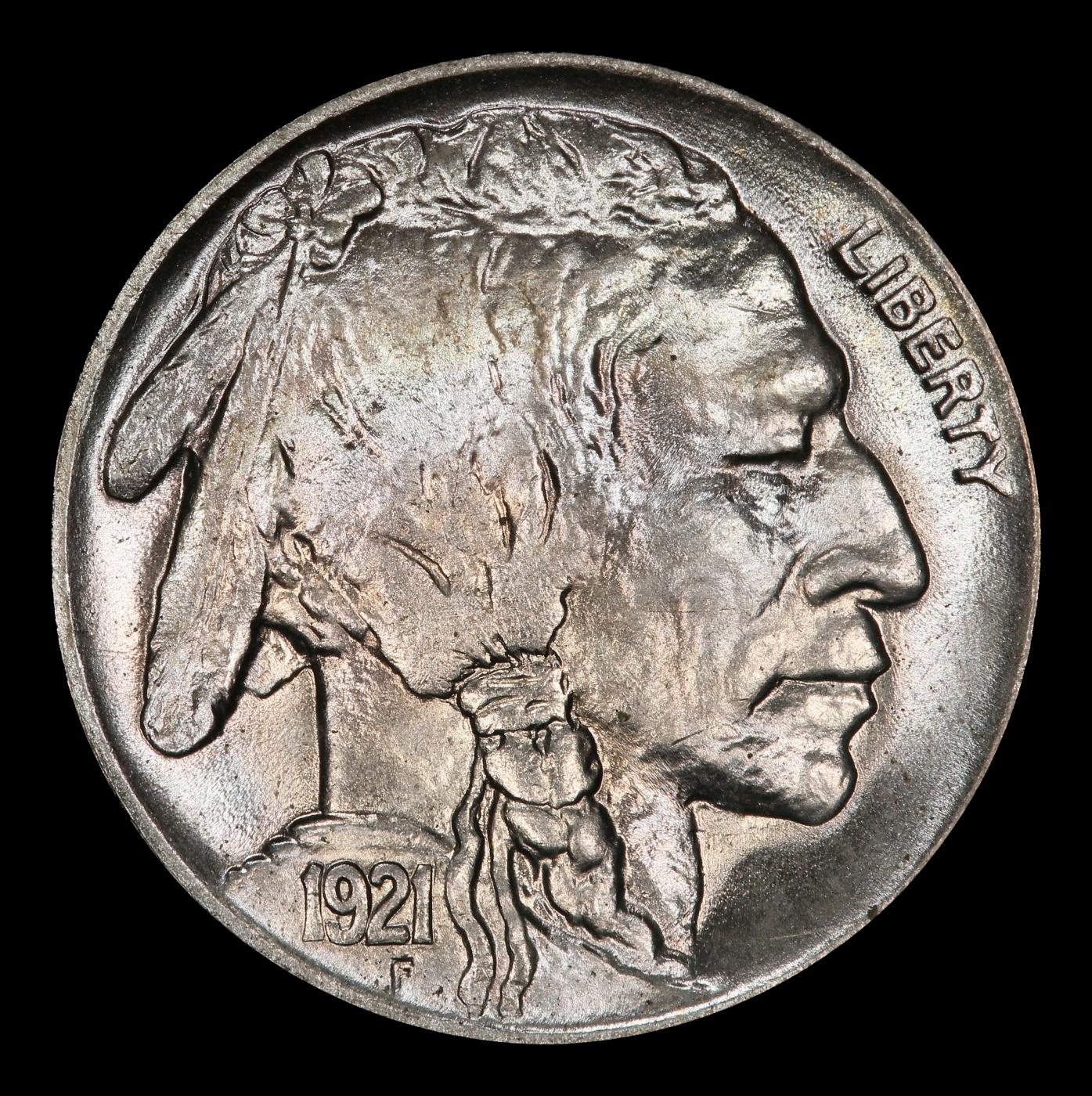 1921-p Buffalo Nickel 5c ms66 SEGS