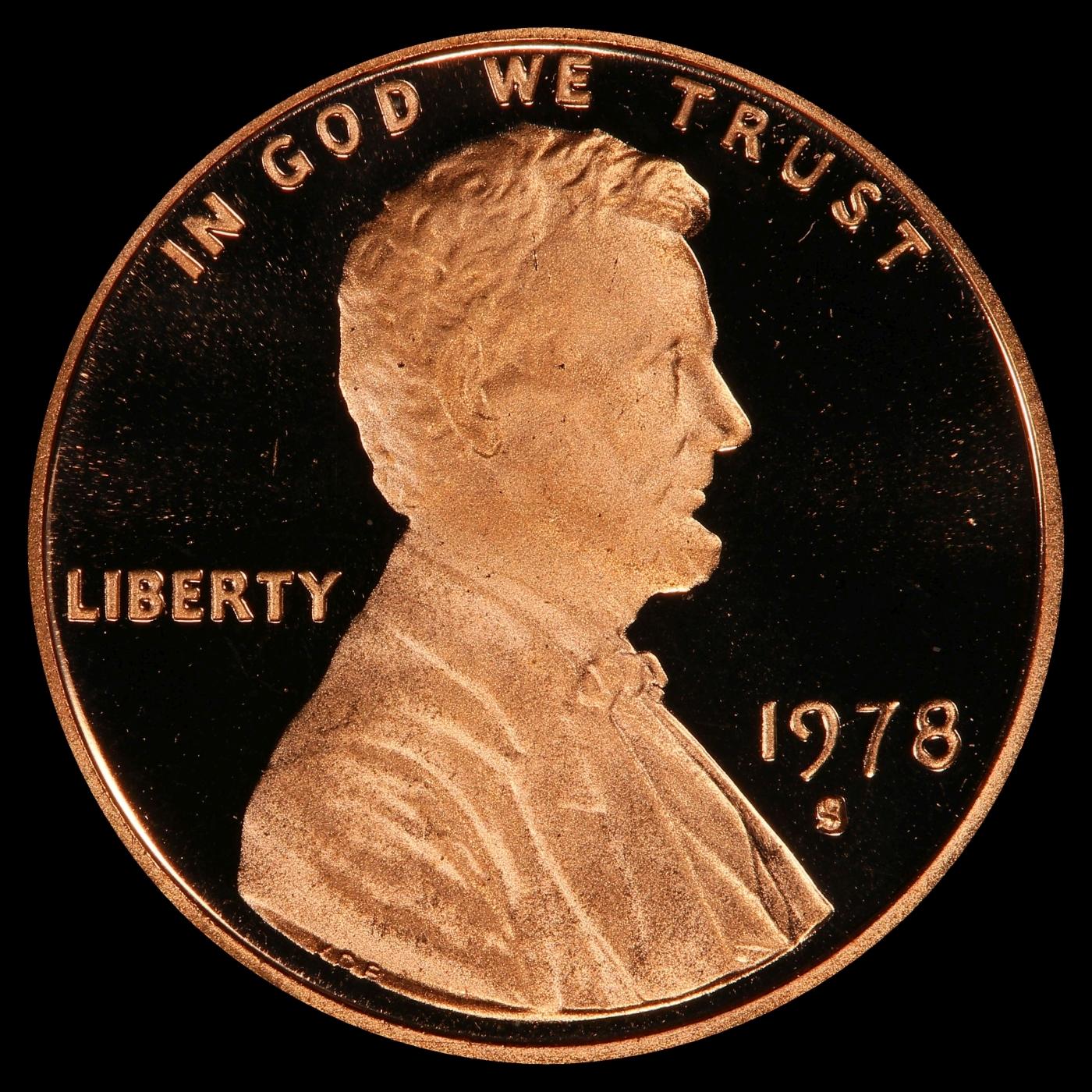 1978-s Proof Lincoln Cent 1c pr70 rd dcam SEGS