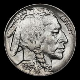 1937-d Buffalo Nickel 5c ms67 SEGS