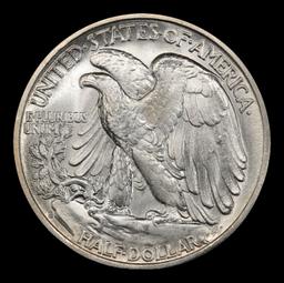 1946-s Walking Liberty Half Dollar Near Top Pop 50c ms66+ SEGS