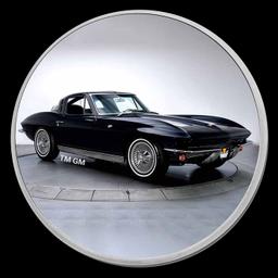 1963 Chevrolet Corvette Stingray Colorized Style - 1 oz Silver Round Round