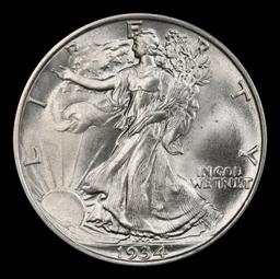 1934-p Walking Liberty Half Dollar 50c ms66+ SEGS