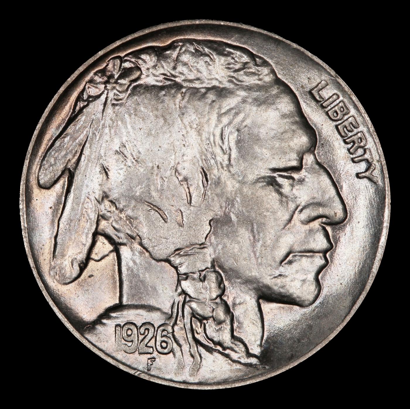 1926-p Buffalo Nickel 5c Grades ms66