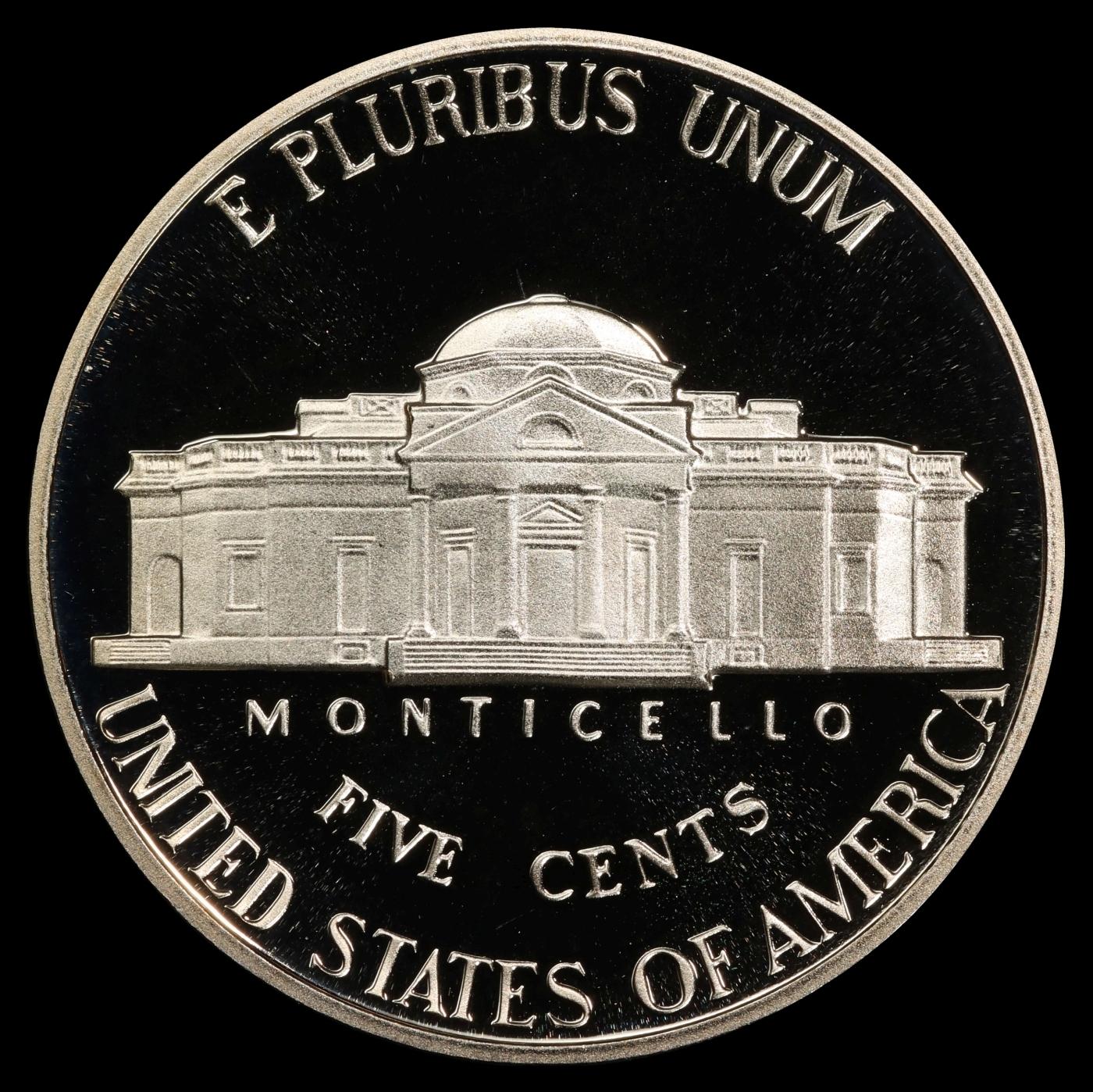 1996-s Proof Jefferson Nickel 5c pr70 dcam SEGS
