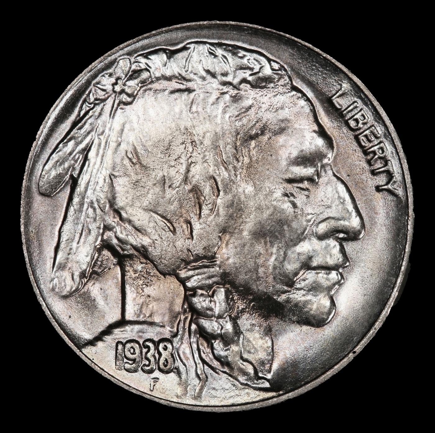 1938-d Buffalo Nickel Near Top Pop 5c ms67+ SEGS