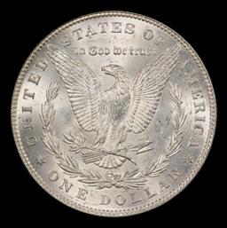 1885-p Morgan Dollar $1 Grades ms62+